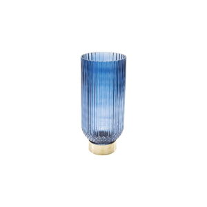 Modrá váza Kare Design Barfly Blue, 34 cm