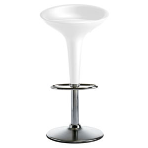 Bílá barová židle Magis Bombo, výška 50/74 cm