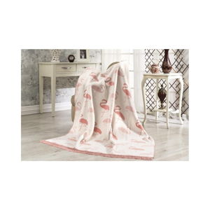 Bavlněná deka Aksu Flamingo, 152 x 127 cm