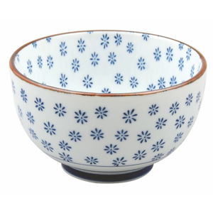 Modrá porcelánová miska Tokyo Design Studio Flower, 500 ml
