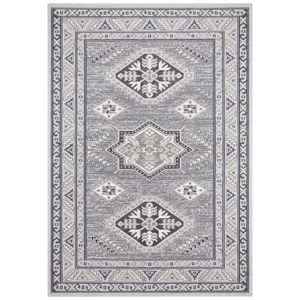 Světle šedý koberec Nouristan Saricha Belutsch, 80 x 150 cm