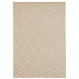 Krémový koberec Mint Rugs Shine Karro, 160 x 230 cm