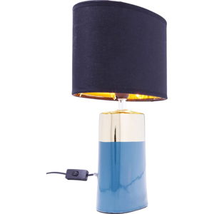 Modrá stolní lampa Kare Design Zelda, výška 32,5 cm