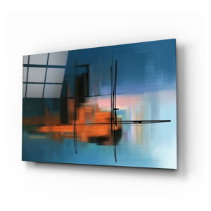 Skleněný obraz Insigne Abstract Silhouette, 110 x 70 cm