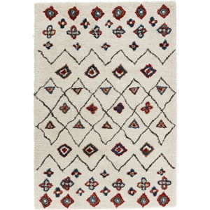Krémovočervený koberec Mint Rugs Allure Ronno Creme, 120 x 170 cm