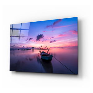 Skleněný obraz Insigne Sunset Painting on the Boat, 110 x 70 cm