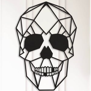 Černá nástěnná dekorace Skull