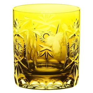 Oranžová sklenice na whisky z křišťálového skla Nachtmann Traube Whisky Tumbler Amber, 250 ml
