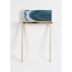 Odkládací stolek z borovicového dřeva Velvet Atelier Minerals