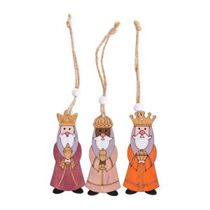 Vánoční ozdoby v sadě 3 ks Three Kings – Casa Selección