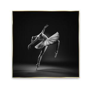 Obraz Styler Black Ballerina, 71 x 71 cm