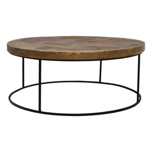 Konferenční stolek s deskou z teakového dřeva HSM collection Mosaic