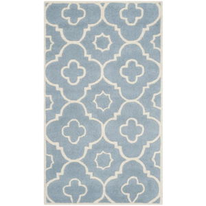 Vlněný koberec Safavieh Alexa Blue, 243 x 152 cm