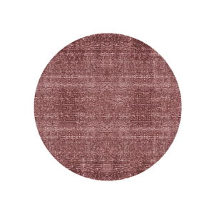 Červený bavlněný koberec PT LIVING Washed, ⌀ 150 cm