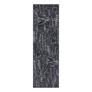 Černý koberec běhoun 50x150 cm Wild Coffee Board – Hanse Home