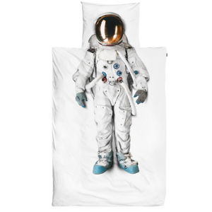 Bavlněné povlečení na jednolůžko Snurk Astronaut, 140 x 200 cm