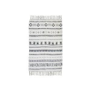 Černobílý bavlněný koberec HSM collection Colorful Living Manio, 60 x 90 cm