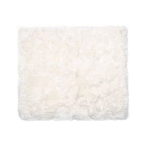 Bílý koberec z ovčí kožešiny Royal Dream Zealand Sheep, 130 x 150 cm