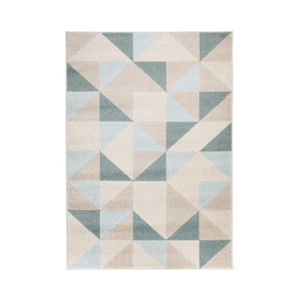 Béžovo-modrý koberec Flair Rugs Urban Triangle, 200 x 275 cm