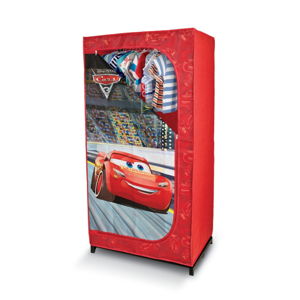 Červená šatní skříň Domopak Living Cars, délka 145 cm