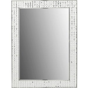 Nástěnné zrcadlo Kare Design Crystals Chrome, 80 x 60 cm