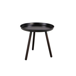 Černý odkládací stolek Nørdifra Sticks, výška 46,5 cm