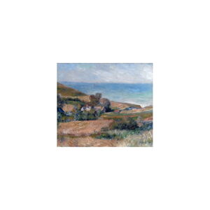 Reprodukce obrazu Auguste Renoir - View of the Seacoast near Wargemont in Normandy, 70 x 60 cm