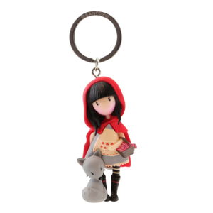 Klíčenka ve tvaru panenky Gorjuss Little Red Riding Hood