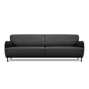 Tmavě šedá kožená pohovka Windsor & Co Sofas Neso, 235 x 90 cm