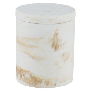 Bílý úložný box Wenko Odos, ⌀ 8,5 cm