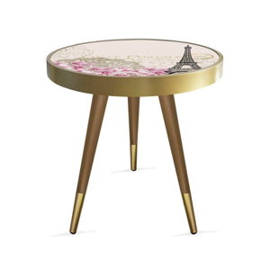 Příruční stolek Rassino Paris Circle, ⌀ 45 cm