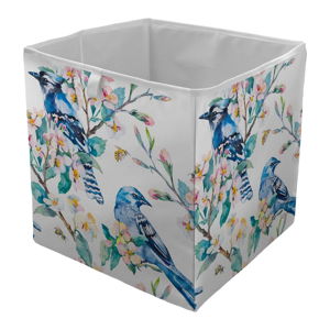 Úložný box Butter Kings Blue Birds, 32 x 32 cm
