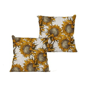 Povlak na polštář Linen Couture Sunflower, 45 x 45 cm