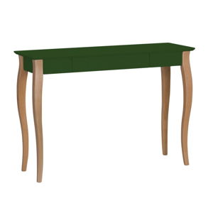 Tmavě zelený psací stůl Ragaba Lillo, délka 105 cm