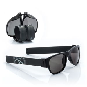 Černé sluneční srolovatelné brýle InnovaGoods Sunfold ST1