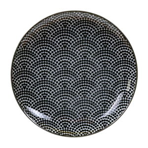 Černo-bílý talíř Tokyo Design Studio Nippon Dots, ø 16 cm