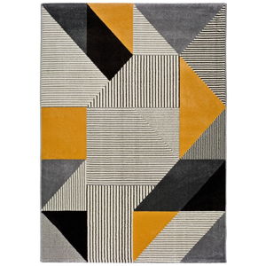 Oranžovo-šedý koberec Universal Gladys Duro, 60 x 120 cm
