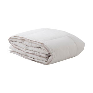 Bílá deka z bavlny s výplní z husího peří Bella Maison, 155 x 215 cm