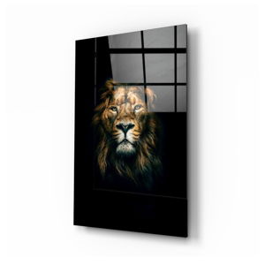 Skleněný obraz Insigne Lion, 70 x 110 cm