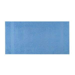 Modrý ručník z čisté bavlny Sky, 50 x 90 cm