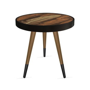 Příruční stolek Rassino Feather Circle, ⌀ 45 cm