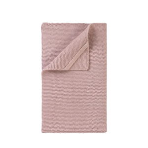 Světle růžová pletená utěrka Blomus Wipe, 55 x 32 cm