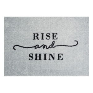 Šedá rohožka Mint Rugs StateMat Rise And Shine, 50 x 75 cm