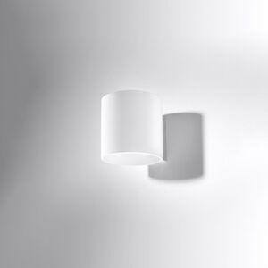 Bílé nástěnné svítidlo ø 10 cm Gino – Nice Lamps