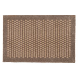 Hnědobéžová rohožka tica copenhagen Dot, 60 x 90 cm
