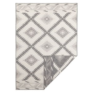 Šedo-krémový venkovní koberec Bougari Malibu, 230 x 160 cm