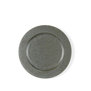 Šedý kameninový dezertní talíř Bitz Mensa, průměr 22 cm