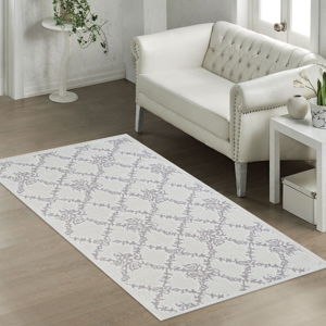 Béžový odolný bavlněný koberec Scarlett, 160 x 230 cm