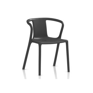 Antracitově šedá jídelní židle s područkami Magis Air