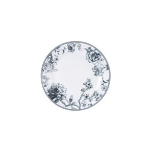 Bílo-šedý porcelánový talíř Bergner Olivia, ⌀ 26,2 cm